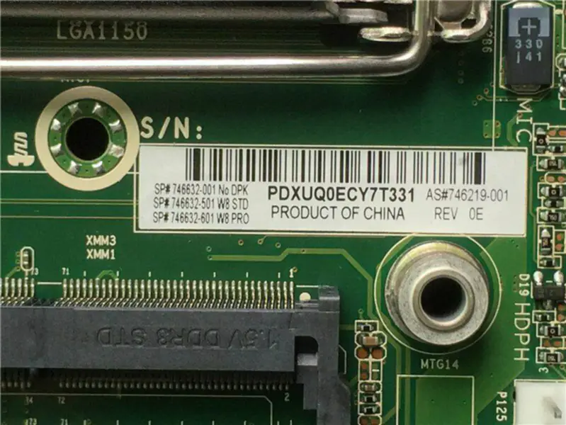 HP 746219-001 motherboard