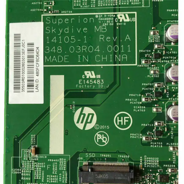 HP Envy Curved 34-A AIO 810716-002 14105-1 motherboard
