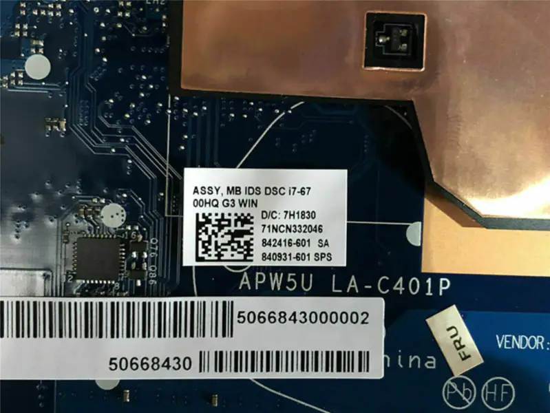 HP 840931-601 motherboard