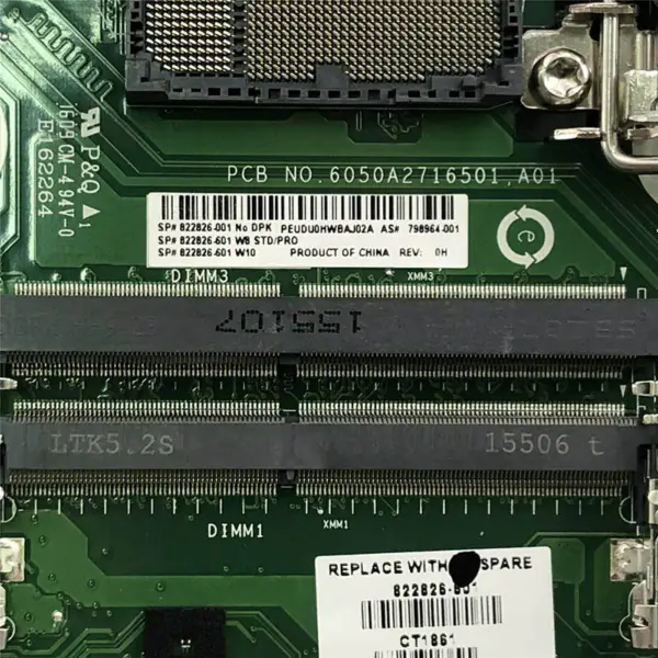 HP 822826-001798964-001 motherboard