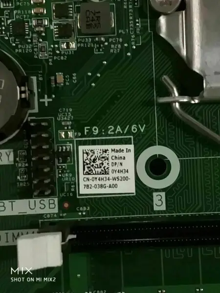 Dell 0Y4H34 MicroATX motherboard