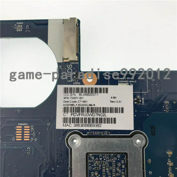 HP 730671-601 motherboard
