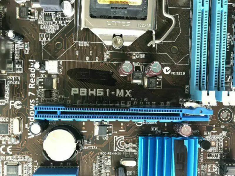 Asus P8H61-MX MicroATX motherboard