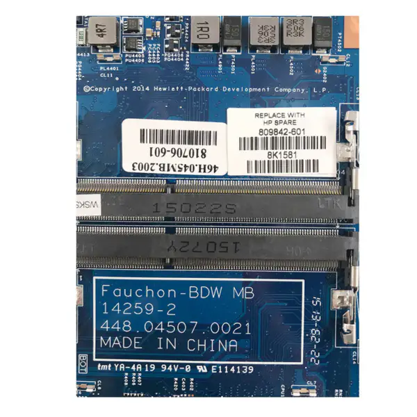 HP 809842-001 motherboard