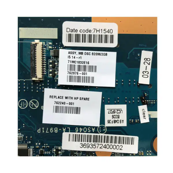 HP 762240-001 motherboard