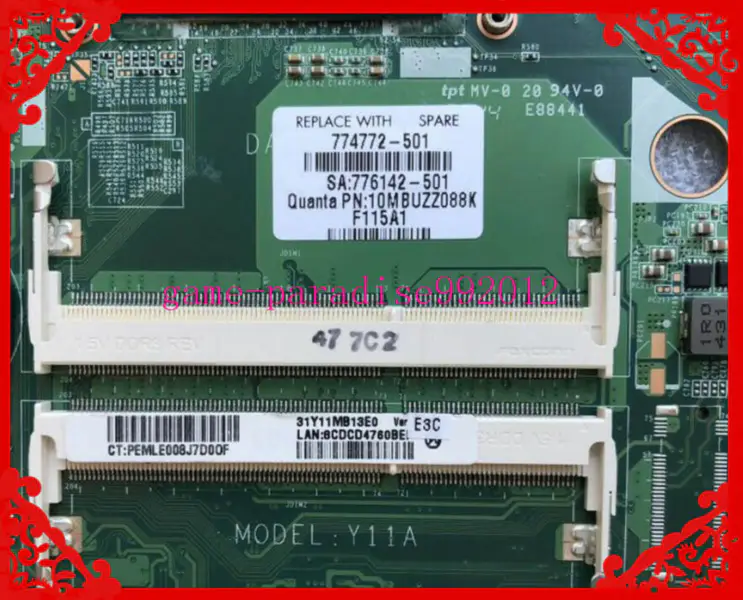 HP 774772-501 motherboard