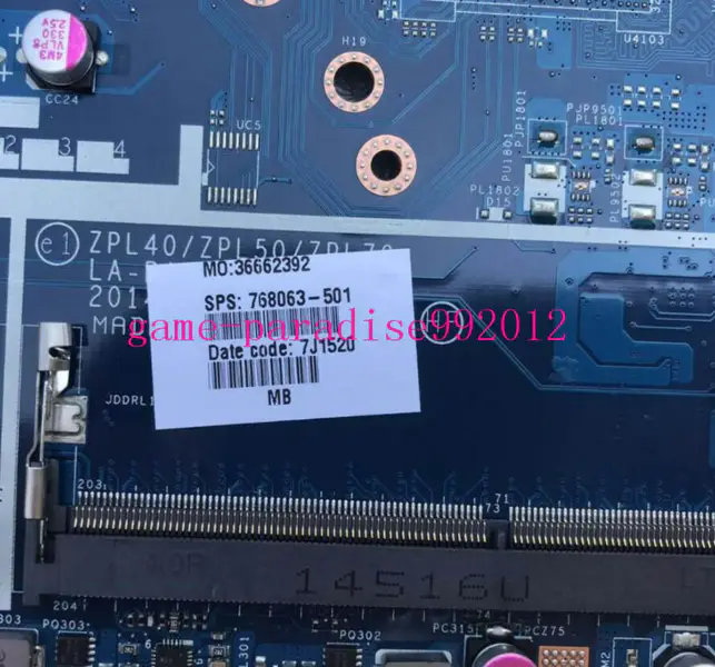 HP 768063-501 motherboard