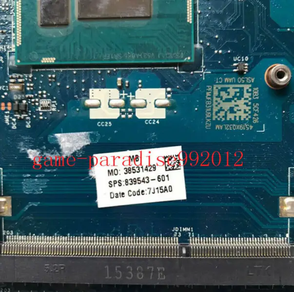 HP 839543-601 motherboard