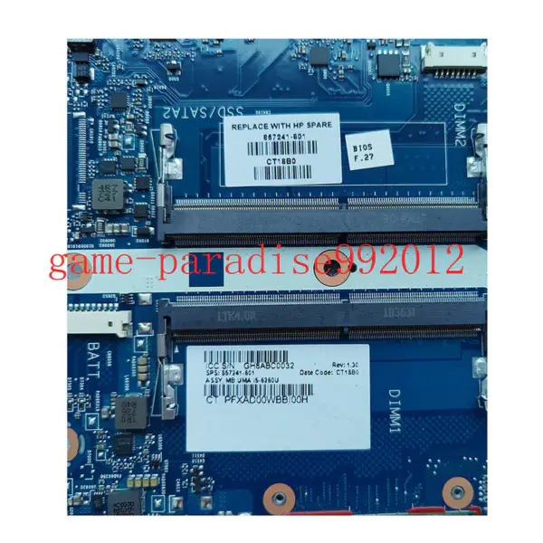 HP 857241-601 motherboard