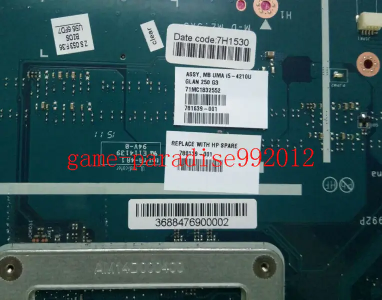 HP 780119-001 motherboard