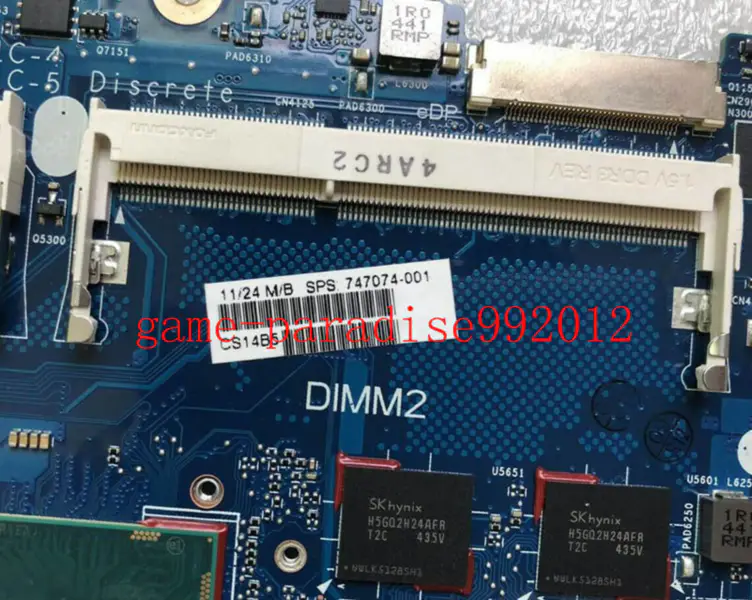 HP 747074-001 motherboard