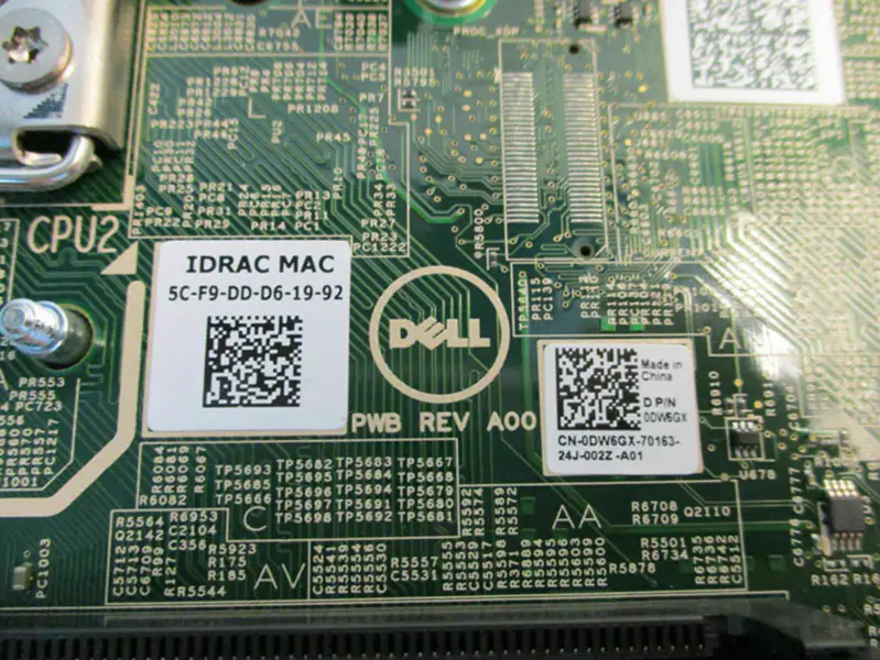 Dell 0DW6GX motherboard