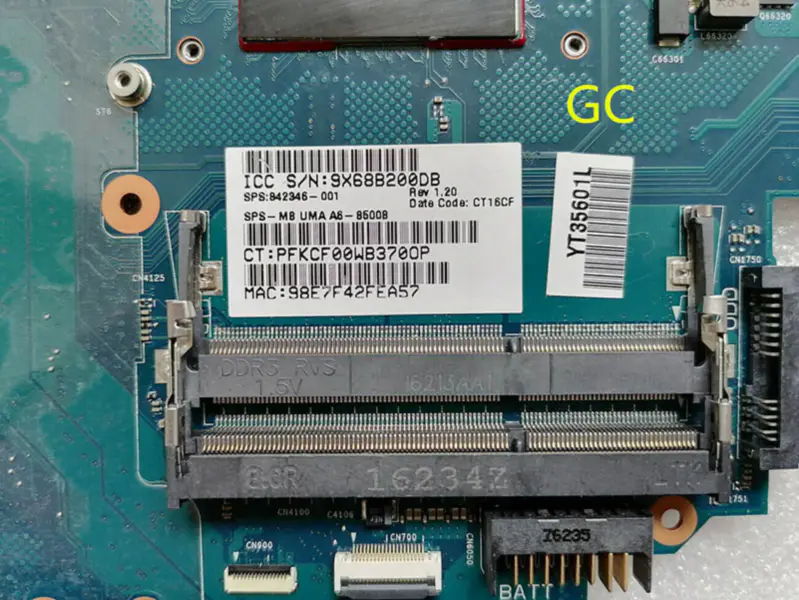 HP 842346-001 motherboard
