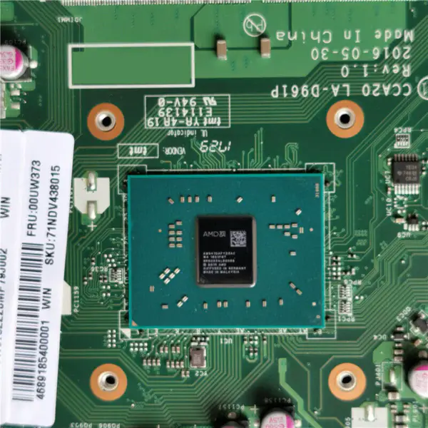 Lenovo 00UW373 LA-D961P motherboard