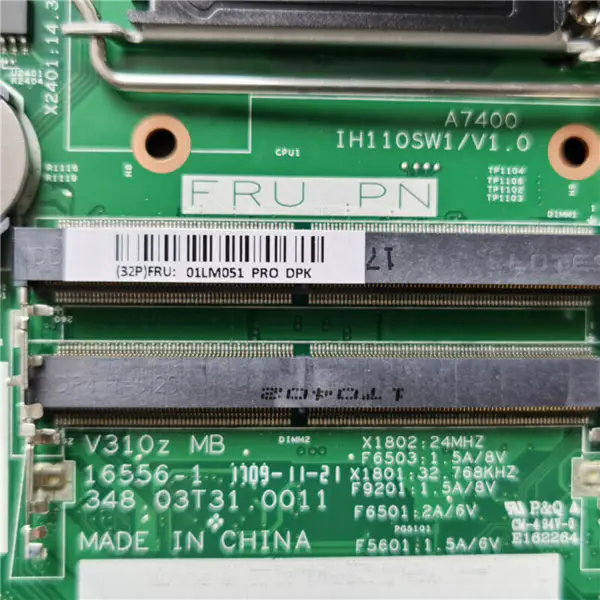 Lenovo 01LM051IH110SW1 motherboard