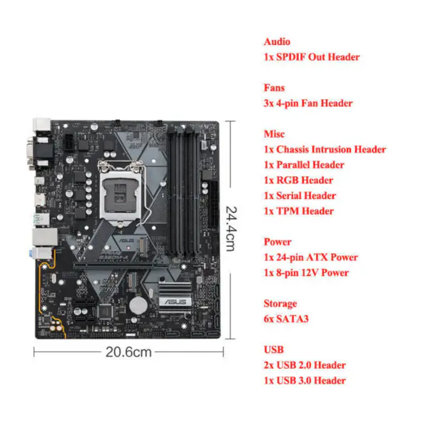 Asus PRIME B360M-A motherboard