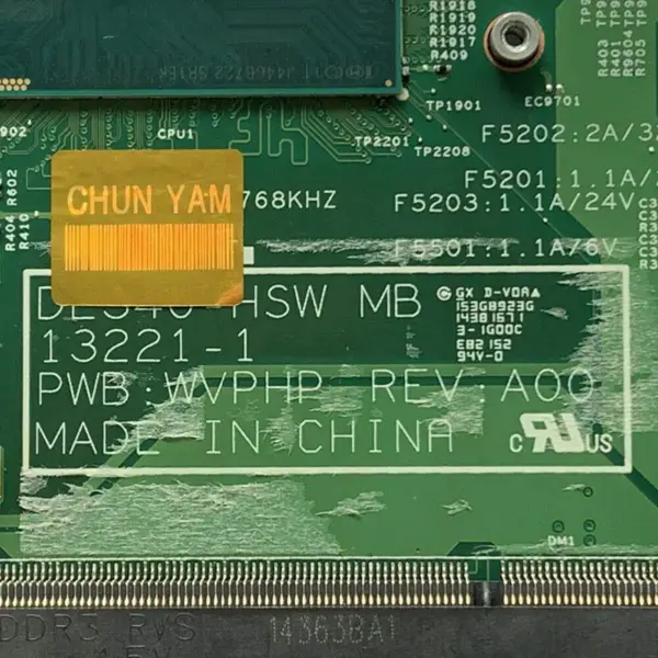 Dell 07V7FW motherboard