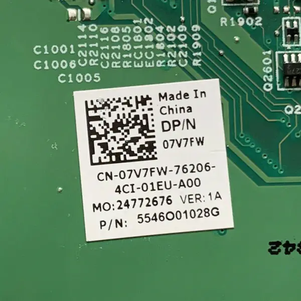 Dell 07V7FW motherboard