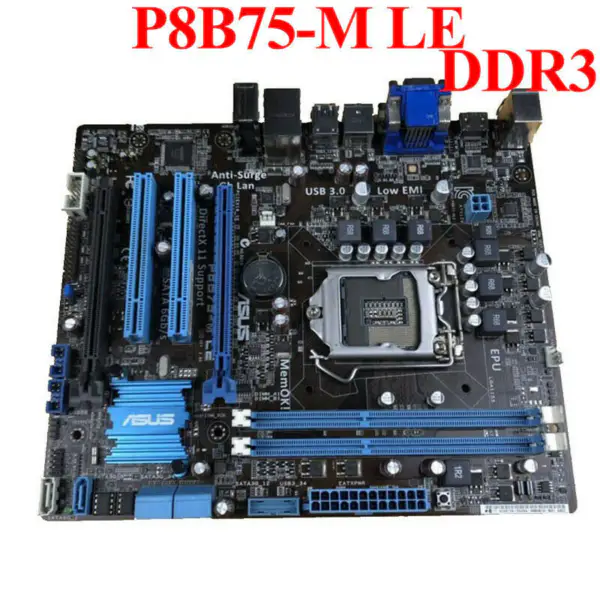 Asus P8B75-MLE motherboard