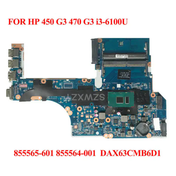 HP 855565-601 855564-001 DAX63CMB6D1 motherboard