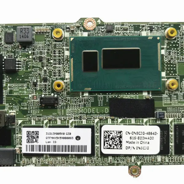 HP 0HP75V 0N8CJG N8CJG I7-4510U 0F6NVV F6NVV I7-4650U motherboard