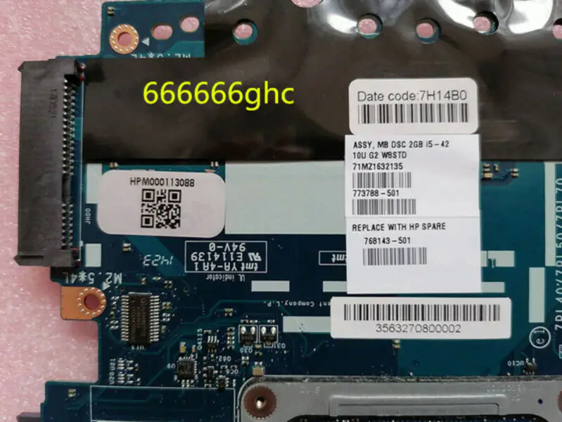 HP 768143-501 motherboard