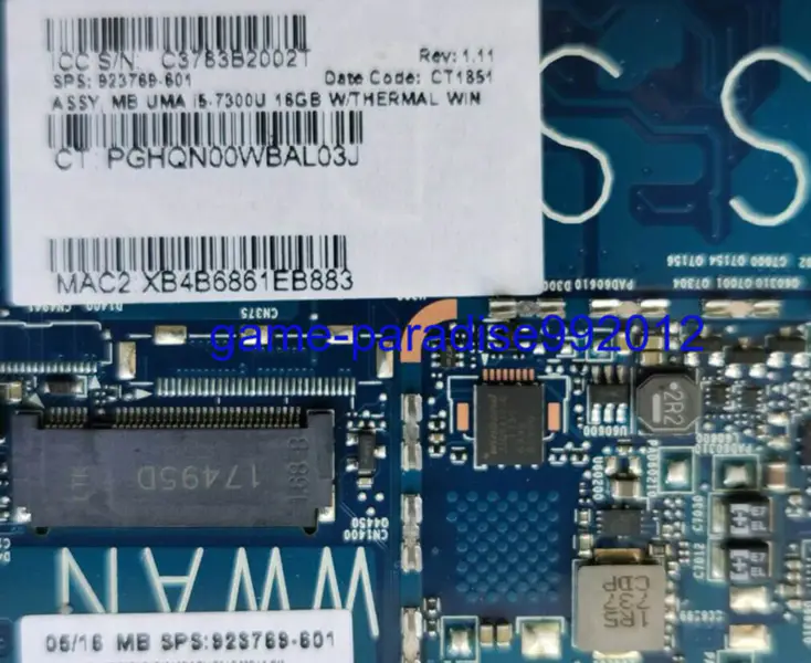 HP 923769-601 motherboard