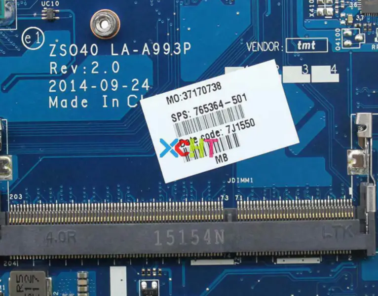 HP 765364-501 motherboard
