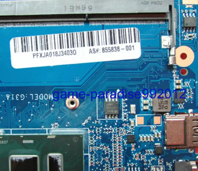 HP 855838-001 motherboard
