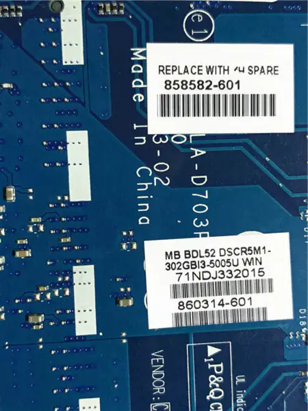 HP 858582-601 motherboard