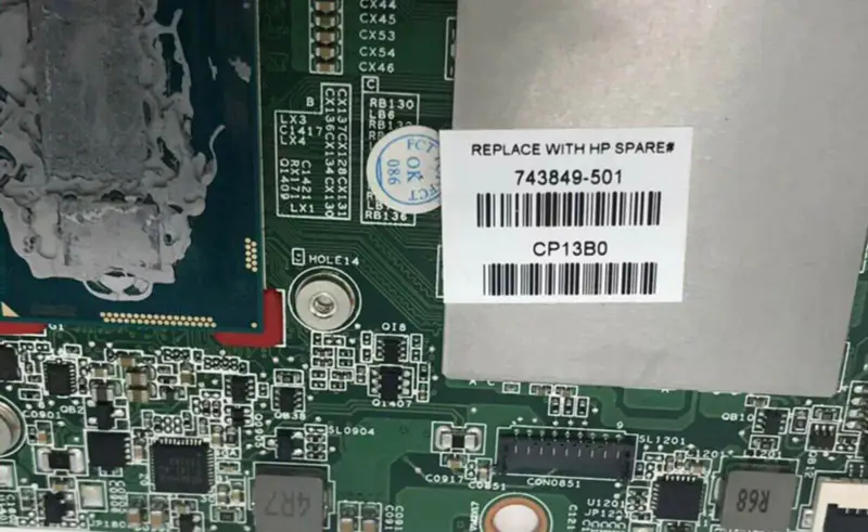 HP 743849-501 motherboard