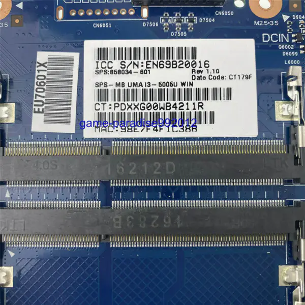 HP 858034-601 motherboard