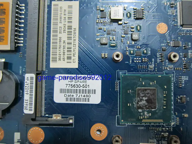 HP 775630-501 motherboard