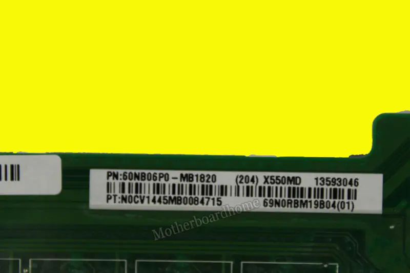 Asus 60NB06P0-MB1820 X550MD ATX motherboard