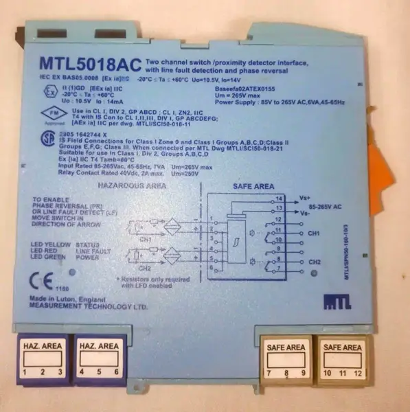 MTL 5018AC Switch