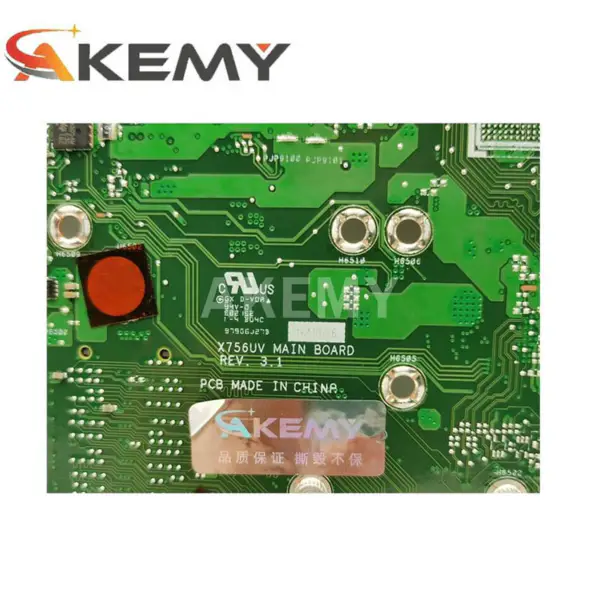 Asus X756UAK X756UAK ATX motherboard