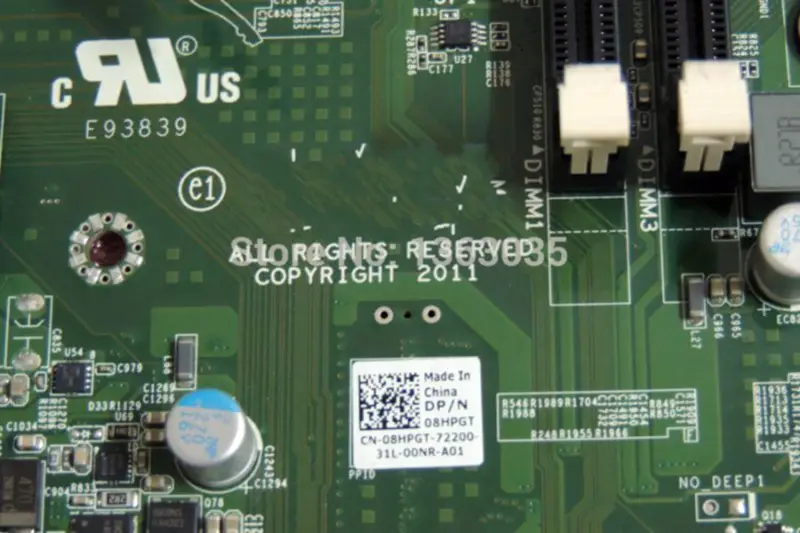 Dell 08HPGT 8HPGT CN-08HPGT Workstation Motherboard For Precision T3600 LGA2011