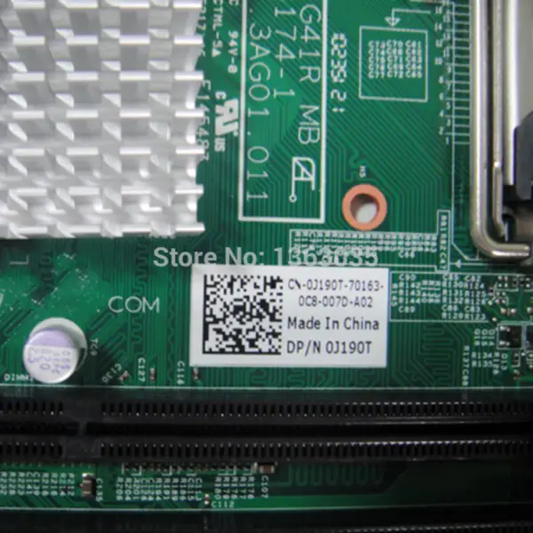 Dell J190T 0J190T CN-0J190T DESKTOP PC motherboard For ONE 19