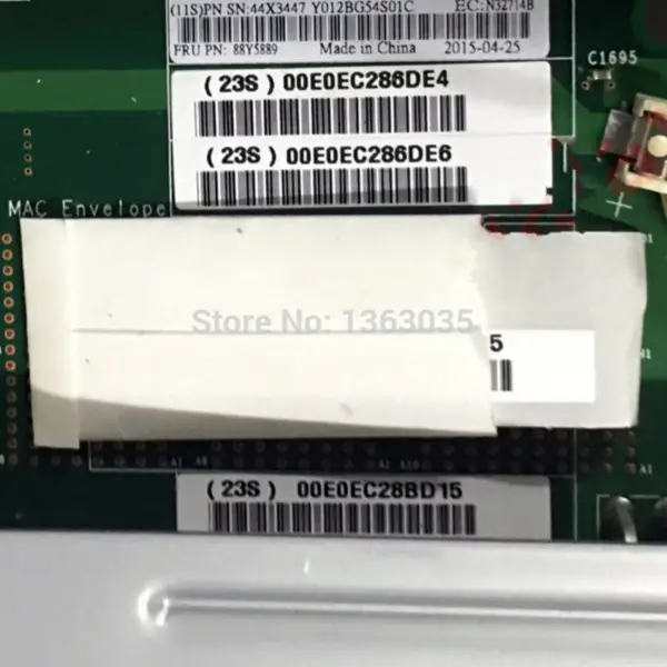 IBM 88Y5889 server motherboard for X3850 X5 IO board
