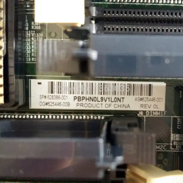 HP 628386-001 625446-001 Server Motherboard for DL170 G6 DL2000