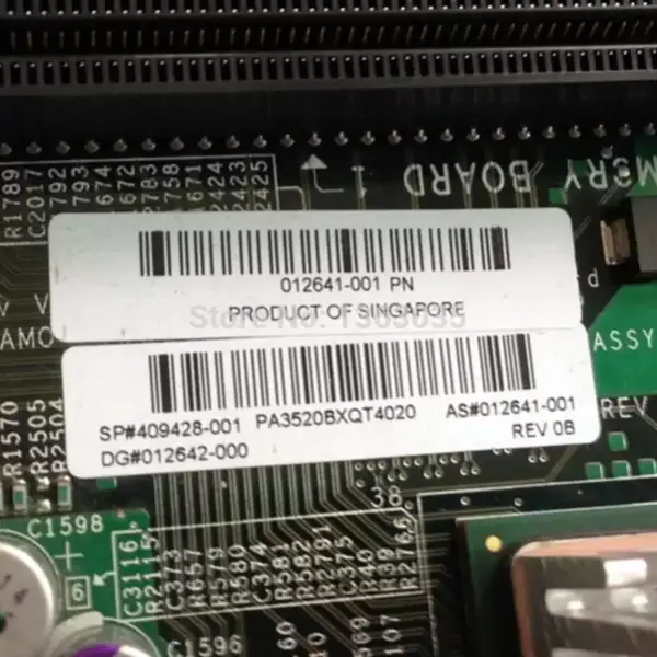 HP 409428-001 012641-001 server motherboard for Proliant ML370 G5