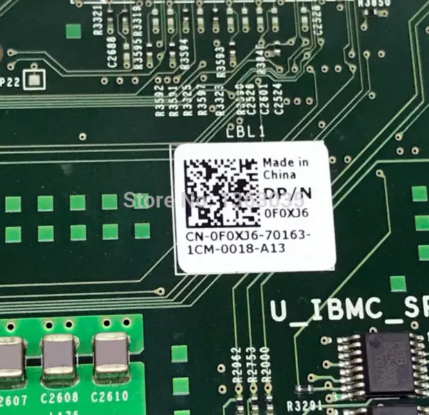 Dell 0F0XJ6 F0XJ6 CN-0F0XJ6 Server Motherboard for PowerEdge R610 LGA1366 support 56 CPU system board