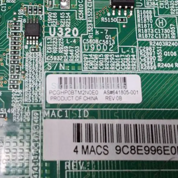 HP 641805-001 motherboard