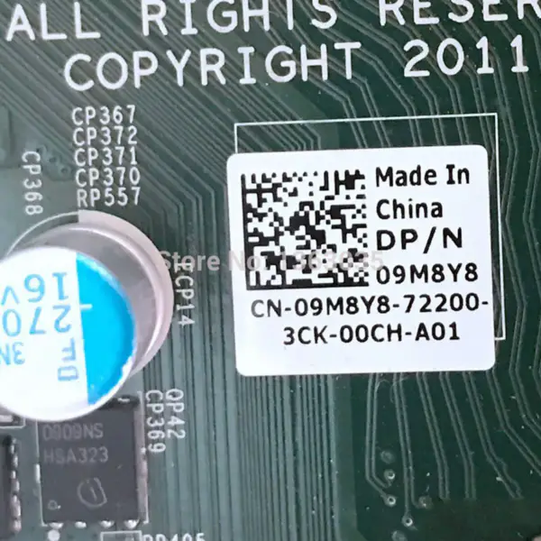 Dell 09M8Y8 9M8Y8 CN-09M8Y8 server motherboard for PowerEdge T3610 LGA2011