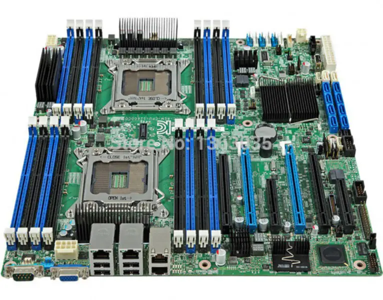 Intel S2600CO4 server motherboard C602 chipset LGA2011