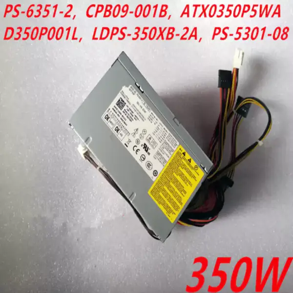 PSU For Dell 410 530 540 560 580 620 350W Power Supply PS-6351-2 CPB09-001B ATX0350P5WA DPS-350XB-2A PS-5301-08