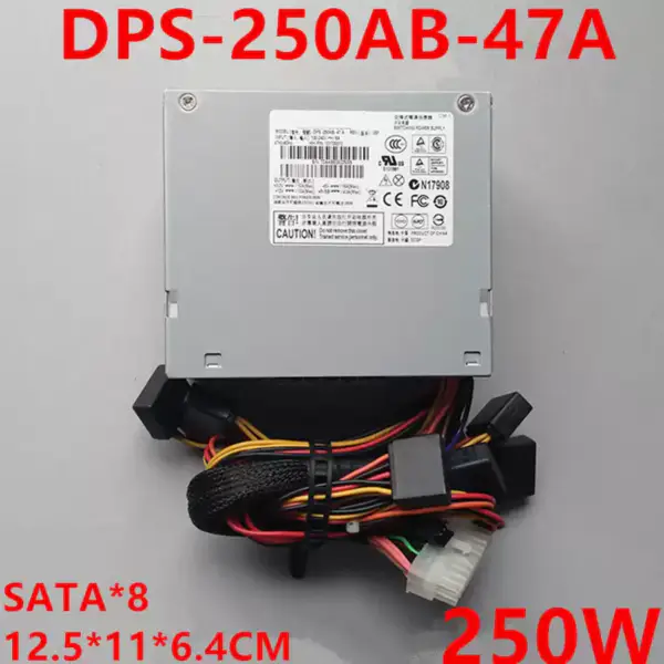 PSU For Hanker DVR NVR 20Pin SATA*8 250W Switching Power Supply DPS-250AB-47 A DPS-250AB-47 C