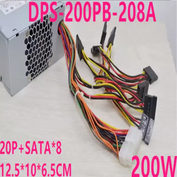 PSU For Hanker DVR NVR 20Pin SATA*8 200W Switching Power Supply DPS-200PB-208 A DPS-200PB-176 G