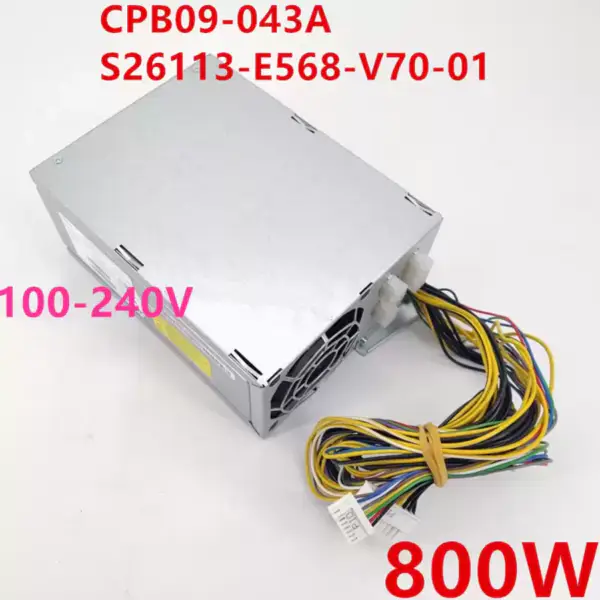 PSU For Fujitsu R920 M720 800W Switching Power Supply CPB09-043A S26113-E568-V70-01