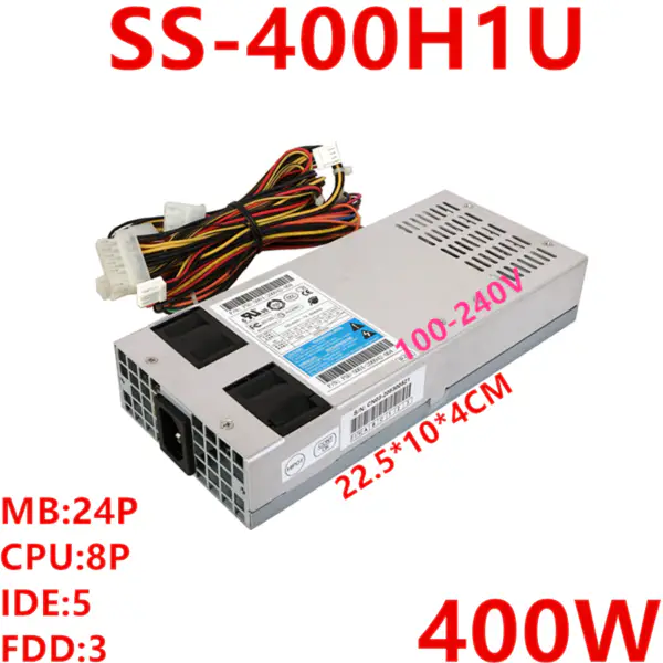 90% PSU For SeaSonic 1U 400W Switching Power Supply SS-400H1U